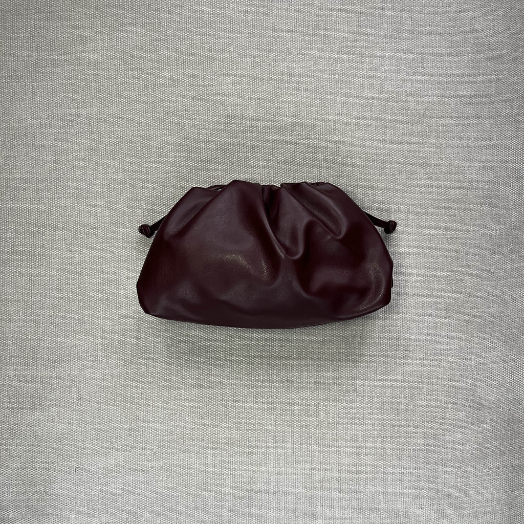 Burgundy Dumpling Bag