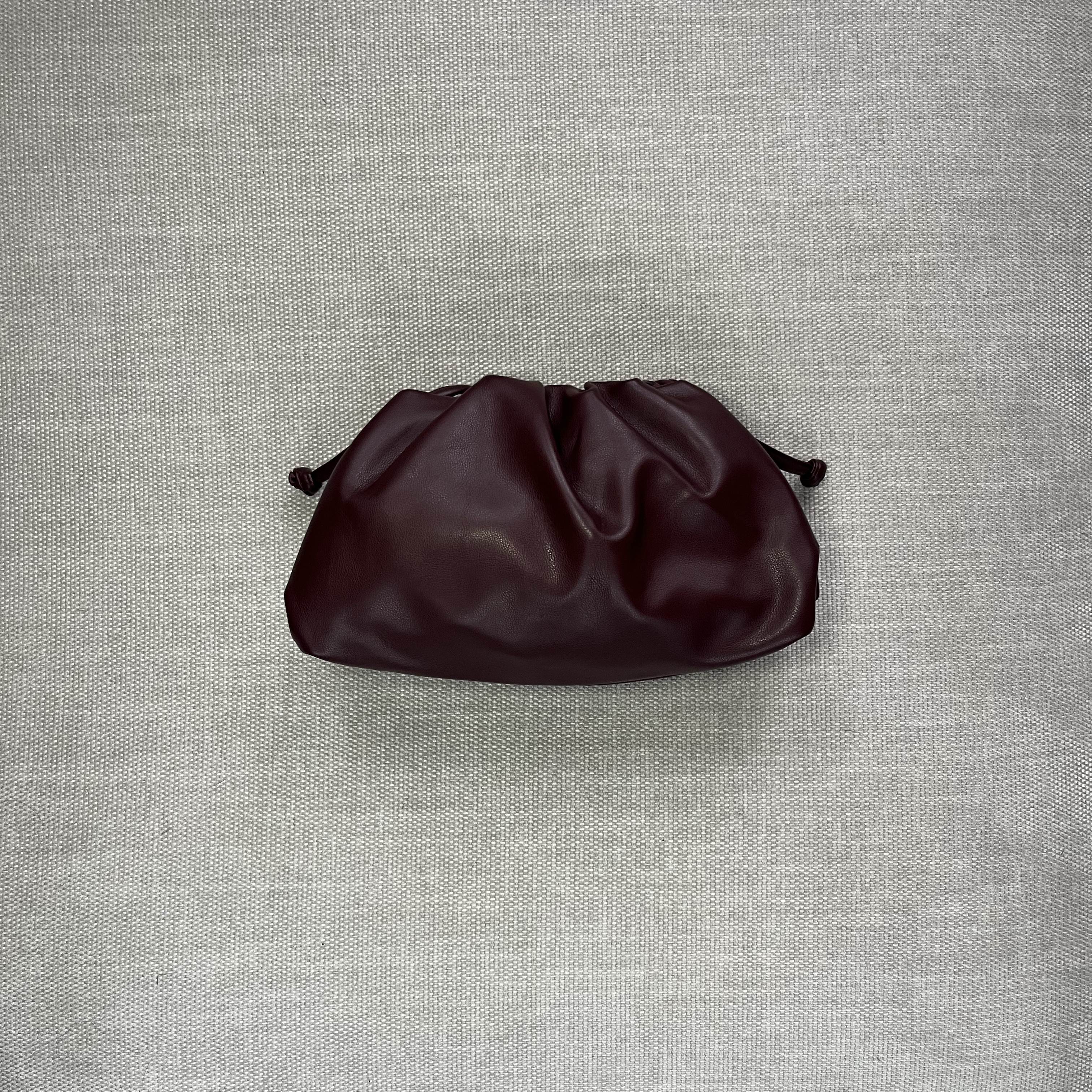Burgundy Dumpling Bag