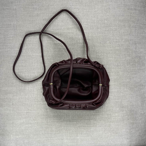 Burgundy Dumpling Bag