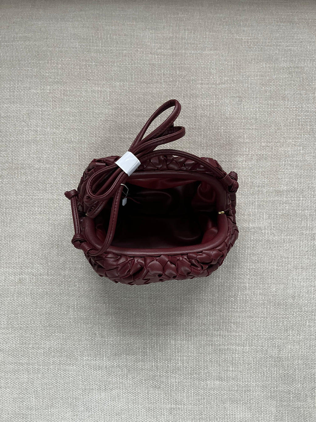 Woven Dumpling Bag
