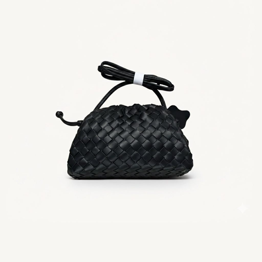 Woven Dumpling Bag