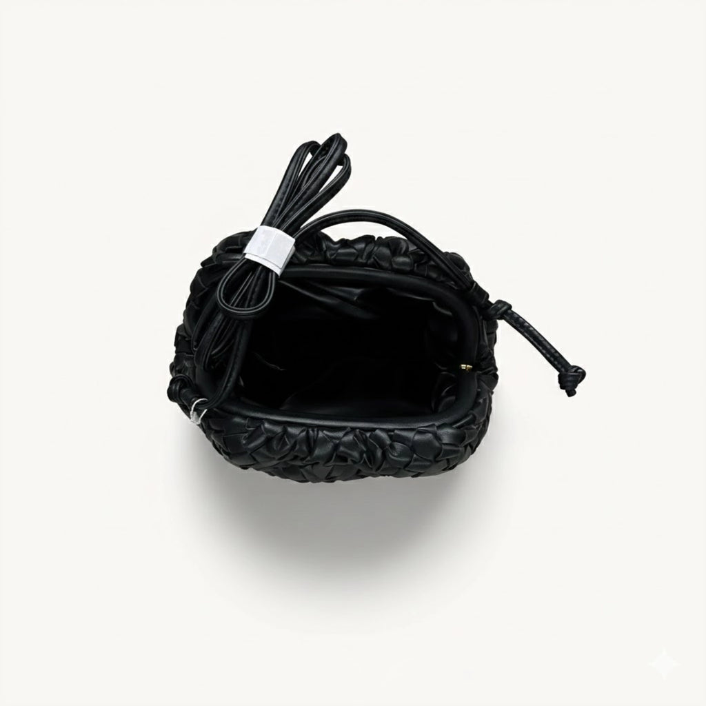 Woven Dumpling Bag