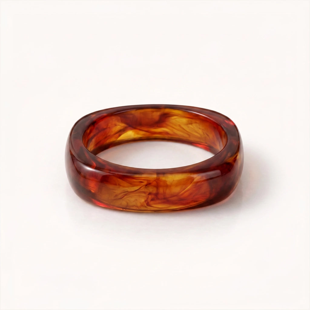 Red Amber Bangle